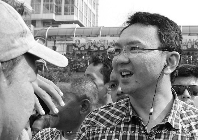 Jakarta governor Basuki 'Ahok' Tjahaja Purnama. (Credit: Gerald Sipahutar)